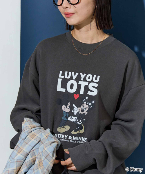 ミニーマウス ミッキーマウス トレーナー FREAK'S STORE トレーナー スウェット 限定展開 別注/Mickey