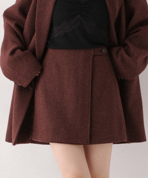 Heather（ヘザー） スカート Winterラップミニスカート 589279