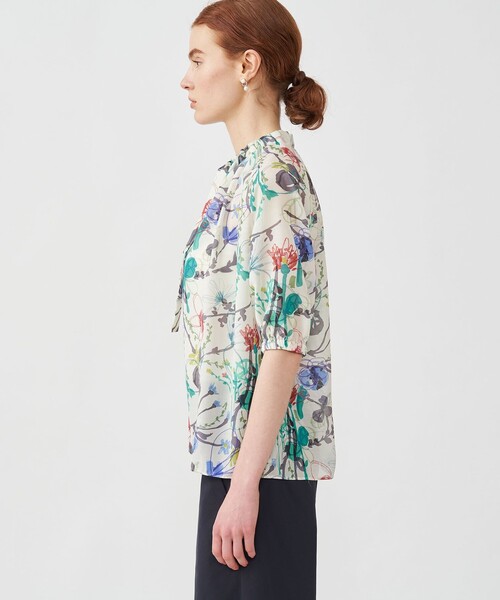 「TOMORROWLAND」 半袖ブラウス 36 ホワイト レディース_画像3