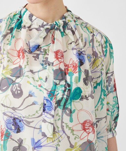 「TOMORROWLAND」 半袖ブラウス 36 ホワイト レディース_画像5