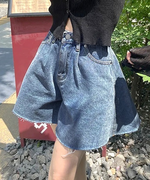 Riff（リフ） ジーンズ デニム デニムパンツ フレアデニムショート