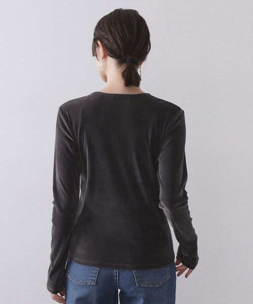OPAQUE.CLIP（オペークドットクリップ） tシャツ フロッキーチュール
