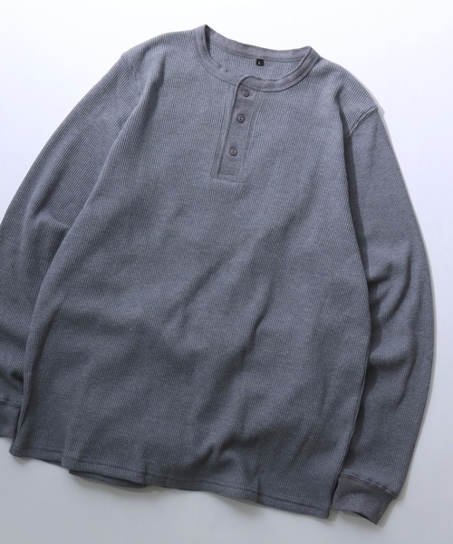 SITRY（シトリー） tシャツ Henry Neck Thermal/ヘンリーネック