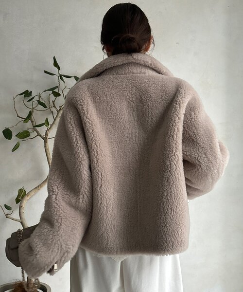 DouDou コート アウター ボアライダース レディース : ZOZOTOWN Yahoo