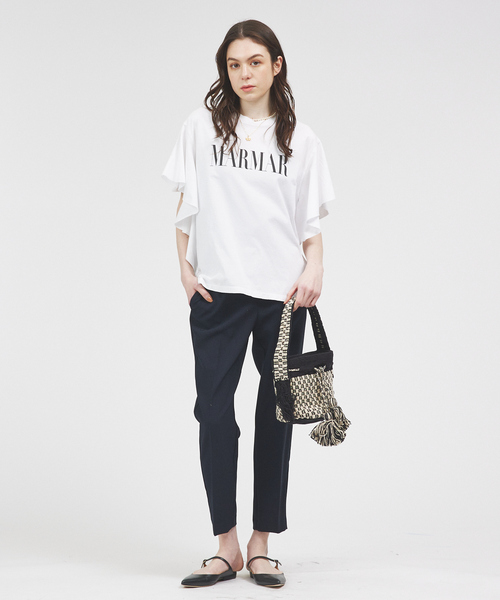 「MICA&DEAL」 半袖Tシャツ フリー スミクロ レディース_画像3