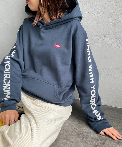 CHUMS（チャムス） パーカー 「WEB限定」「CHUMS/チャムス」 HWYC 袖