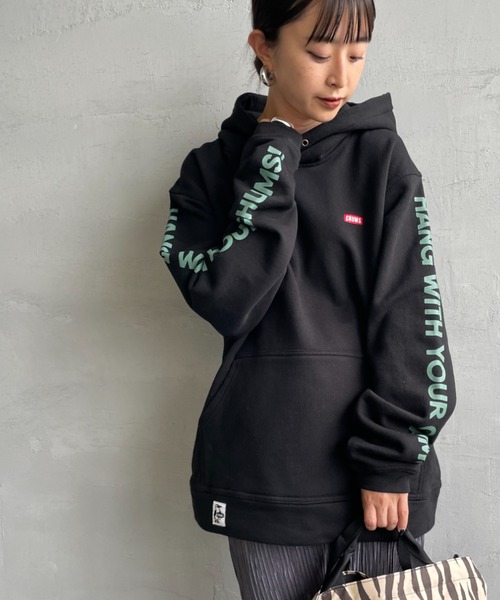 CHUMS（チャムス） パーカー 「WEB限定」「CHUMS/チャムス」 HWYC 袖