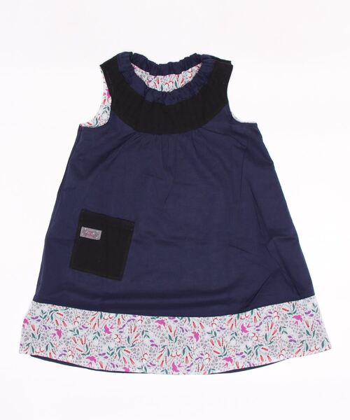 「zuppa di zucca」 「KIDS」ノースリーブワンピース 130cm ネイビー キッズ_画像5