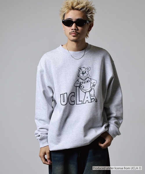 UCLA トレーナー スウェット UCLA DOUBLEーSIDED PRINTING CREW SWEAT