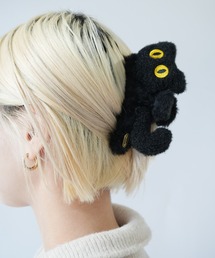 Jelly moo（ジェリームー） ヘアクリップ 「 」 ふわふわ キャットアイ