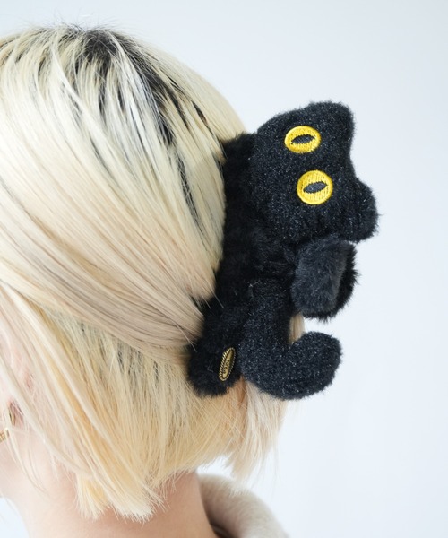 Jelly moo（ジェリームー） ヘアクリップ 「 」 ふわふわ キャットアイ