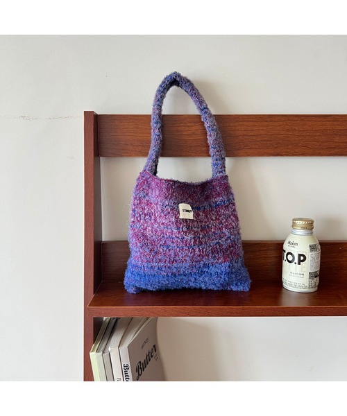 トートバッグ 手編み風 もこもこ トートバッグ レディース : ZOZOTOWN