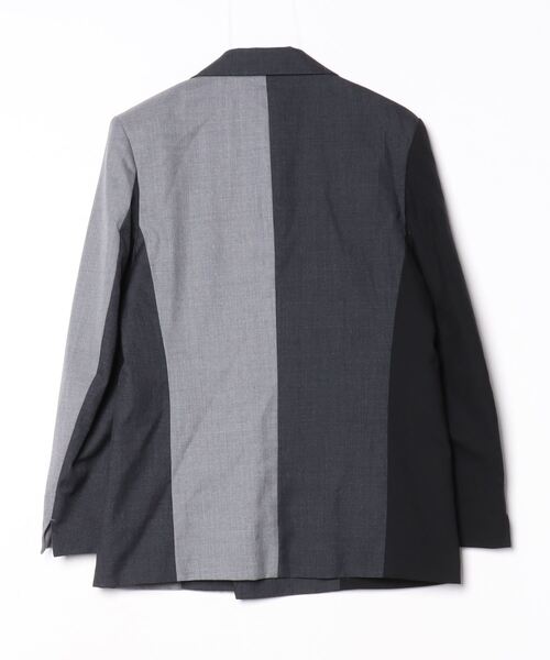 「ETHOSENS」 テーラードジャケット 1 グレー メンズ_画像2
