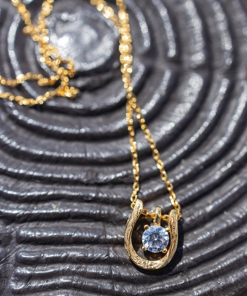 IRIEBEACH（アイリービーチ） ネックレス Horseshoe zirconia necklace
