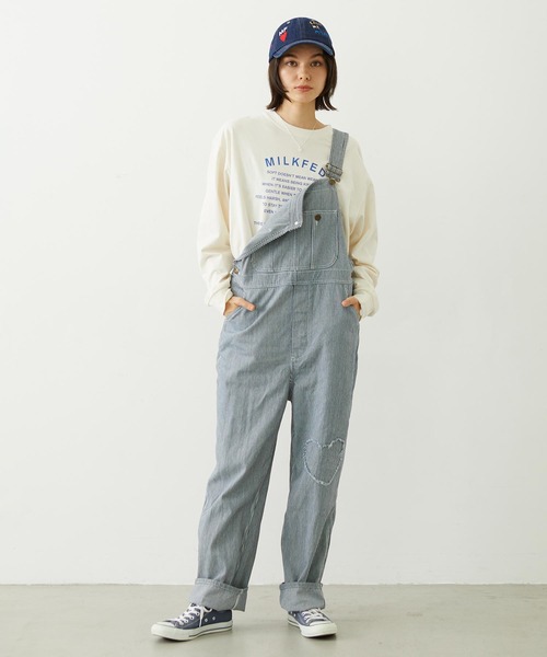 MILKFED.（ミルクフェド） サロペット オーバーオール PATCH OVERALLS