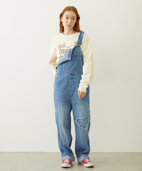 【未使用】 LAND BY MILKBOY LAND オーバーオール サロペット MILKFED.（ミルクフェド） サロペット オーバーオール PATCH OVERALLS