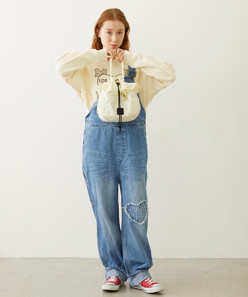 MILKFED.（ミルクフェド） サロペット オーバーオール PATCH OVERALLS