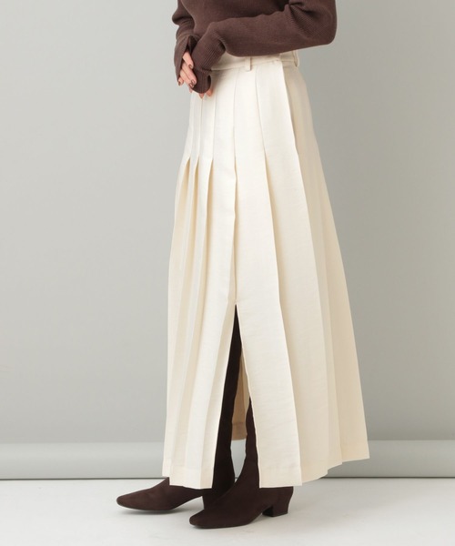 A part by（アパートバイ） スカート シルクウールライクプリーツ