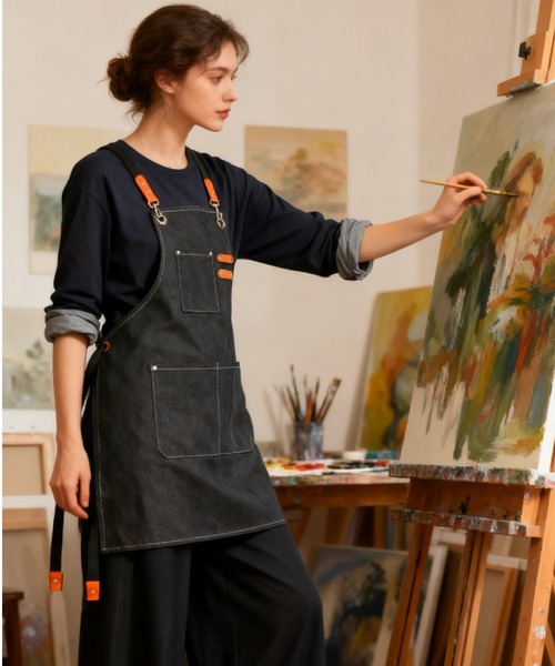 On One's Own エプロン アート教室・カフェ・園芸エプロン・撥水