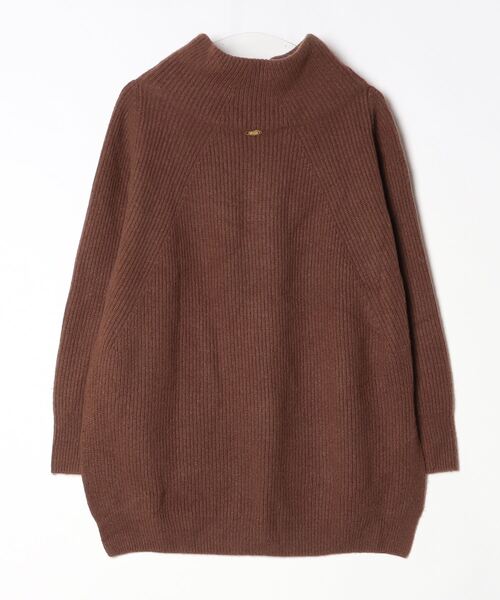 「MUSE de Deuxieme classe」 長袖ニット - ブラウン レディース_画像2