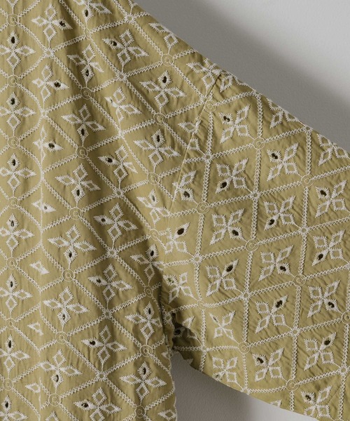 「Casper John」 半袖シャツ SMALL アイボリー メンズ_画像6