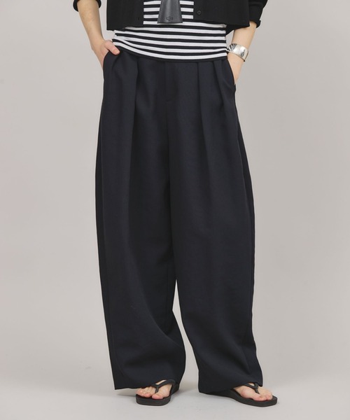 Curensology（カレンソロジー） パンツ 36 ダークブルー レディース