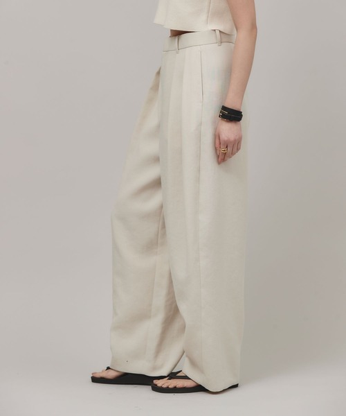 「Curensology」 パンツ 36 ダークブルー レディース_画像7