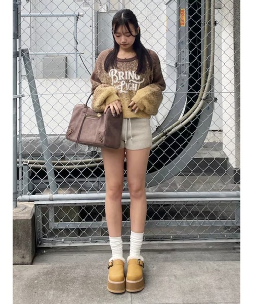 EVRIS ニット EVRIS（エヴリス） ニット セーター フロントホックレースドッキング