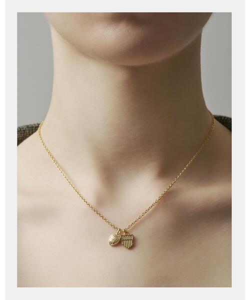 AVIREX（アヴィレックス） ネックレス HEART 2TOP NECKLACE（GOLD) by