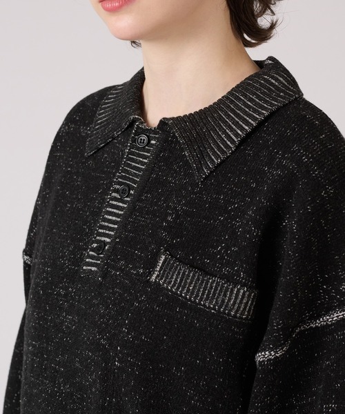 「ONCILY」 長袖ニット LARGE ベージュ メンズ_画像5