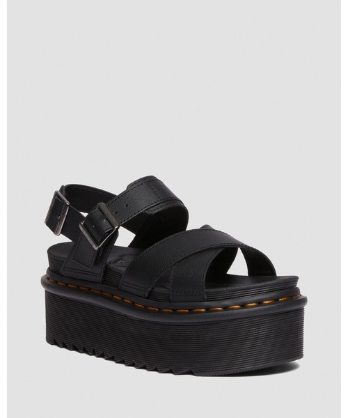 Dr.Martens（ドクターマーチン） フラットサンダル - ブラック