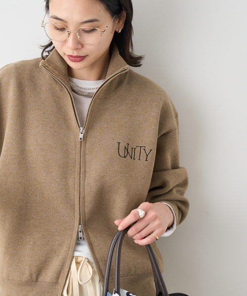 ジャーナルスタンダード　カーディガン JOURNAL STANDARD（ジャーナルスタンダード） カーディガン バックロゴ