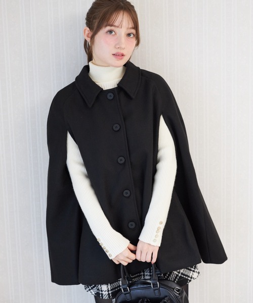 tocco closet（トッコ クローゼット） ポンチョ 「ZOZO限定」襟付き