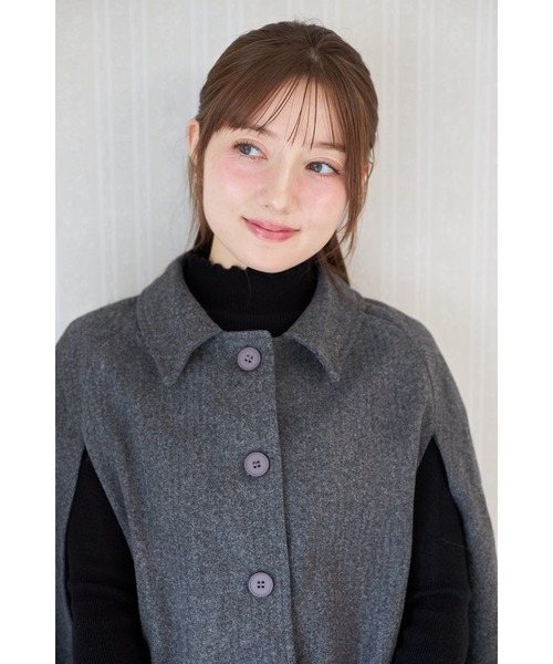 tocco closet（トッコ クローゼット） ポンチョ 「ZOZO限定」襟付き