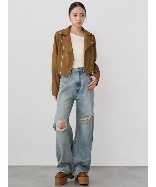 MURUA 本革　MURUA リアルレザーライダース　羊革 MURUA 本革 MURUA リアルレザーライダース 羊革