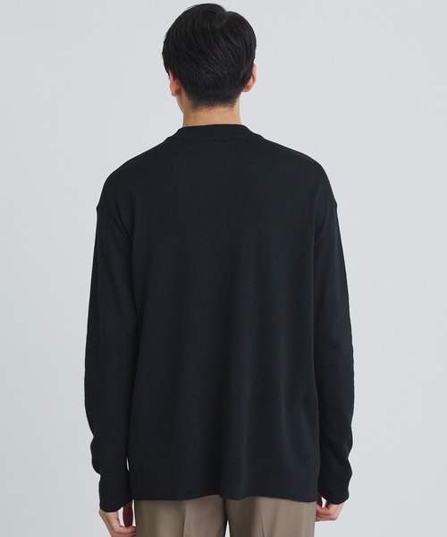 PUBLIC TOKYO（パブリックトウキョウ） 長袖ニット 3 ブラック メンズ