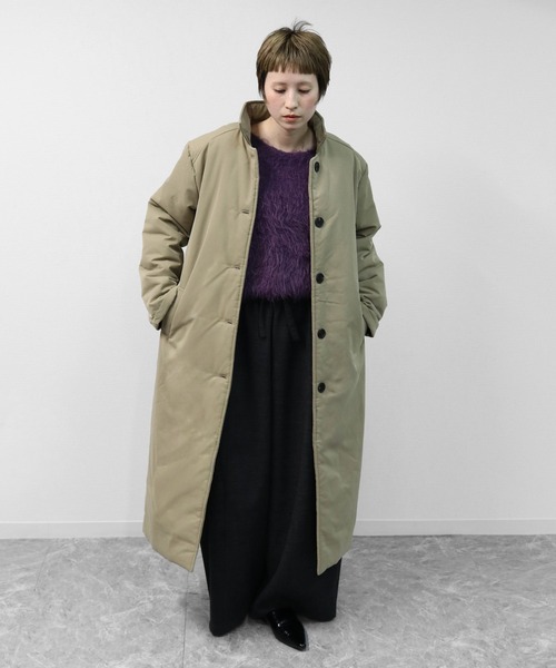 中綿コートグレー郁子様 スタンドカラーコート (GT62504-41) | REGAL(黒) | 紳士服・スーツ販売