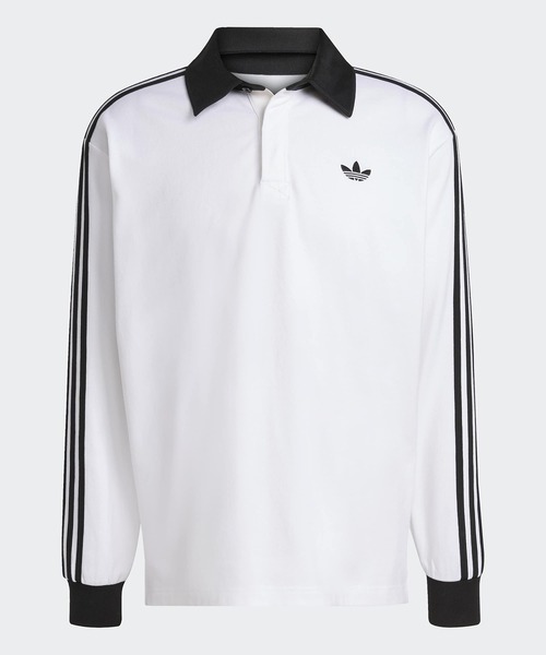  オリジナルス スリーストライプス ポロシャツ adidas（アディダス） ポロシャツ 3-STRIPS RUGBY LOGO POLO SHIRTS