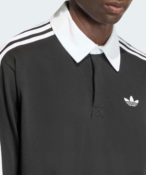 adidas（アディダス） ポロシャツ 3-STRIPS RUGBY LOGO POLO SHIRTS