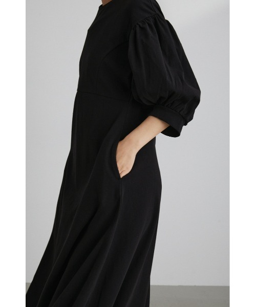 「STYLEMIXER」 7分袖ワンピース MEDIUM ブラック レディース_画像3