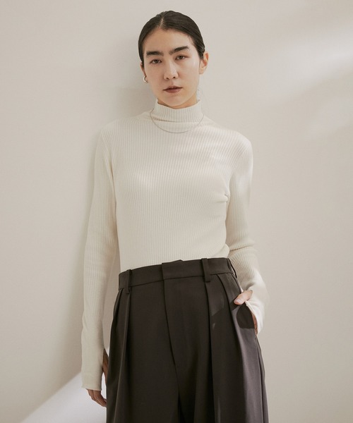 「SALON adam et rope'」 長袖ニット FREE ブラック系その他 レディース_画像6