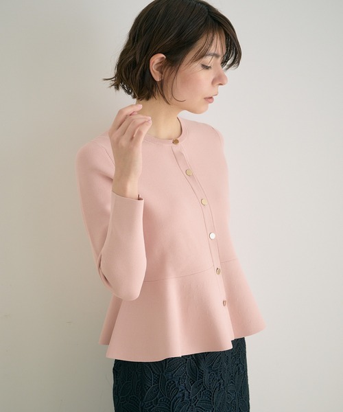 ANAYI（アナイ） カーディガン 38 ピンク レディース : ZOZOTOWN Yahoo