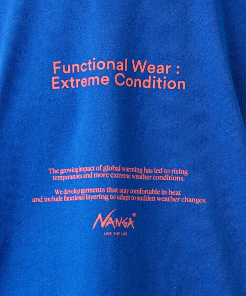 NANGA（ナンガ） tシャツ 「NANGA×GLOSTER」別注(3) Frontprint Tee