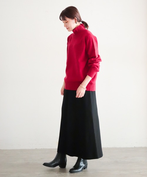 「NOMBRE IMPAIR」 タートルネックニット FREE サックスブルー レディース_画像6