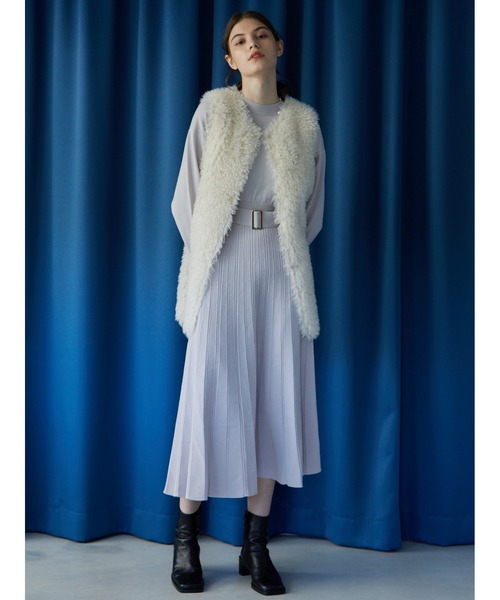 「TONAL」 ニットワンピース 38 モカ レディース_画像2