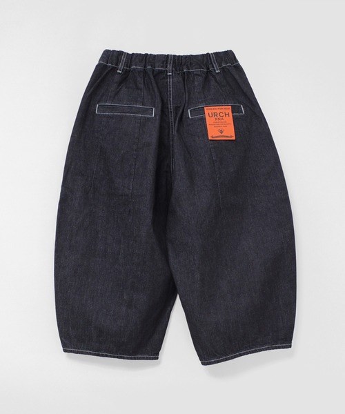 URCH RNA パンツ R4432 オブリークラインのひざ下パンツ レディース URCH RNA パンツ R4432 オブリークラインのひざ下パンツ レディース