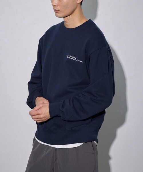 「Firsthand」 長袖Tシャツ M ネイビー メンズ_画像2