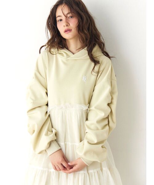 CALNAMUR ミニフリルノースリーブワンピース 黒 藤田ニコル Myurina