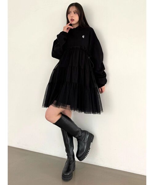 CALNAMUR（カルナムール） ワンピース 2WAYチュールオーバー