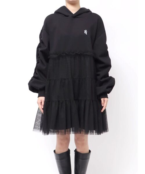 CALNAMUR（カルナムール） ワンピース 2WAYチュールオーバー